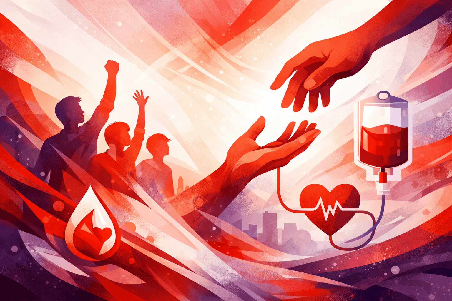 Bloodman volunteers connecting blood donors and emergency care